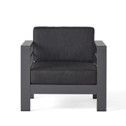 Cape Coral - Club Chair - Dark Gray