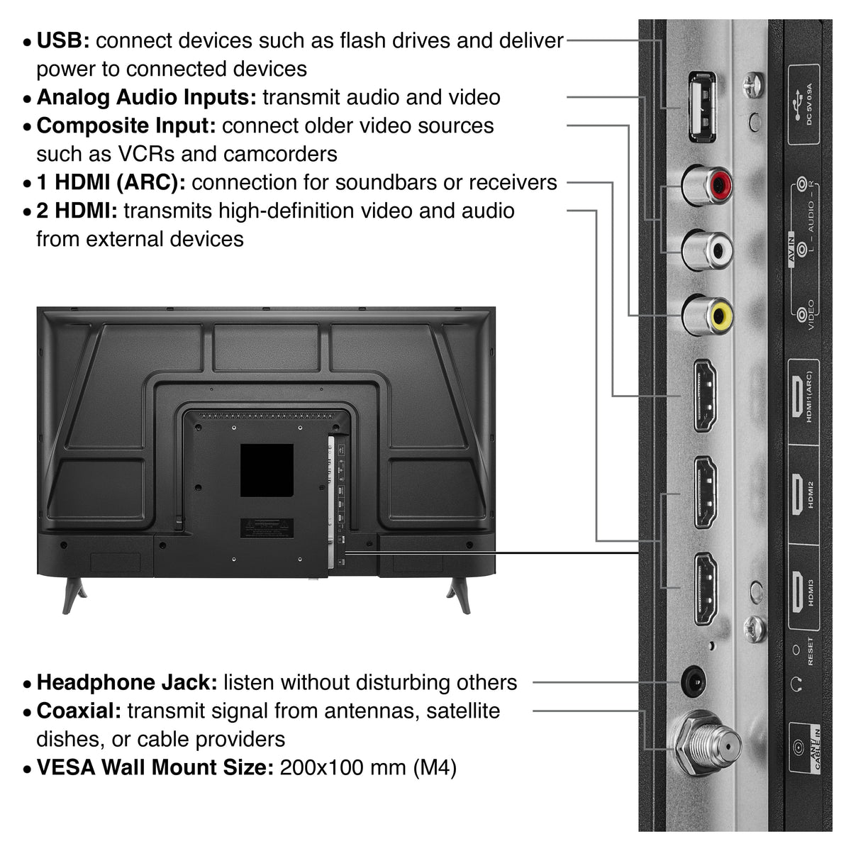 Pioneer - 32-inch Class LED 720p HD Smart Roku TV