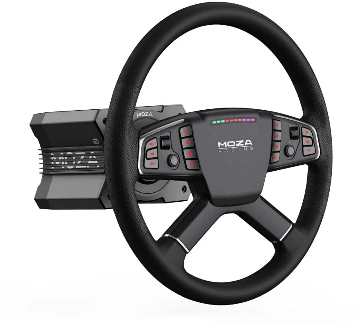 Moza Racing - Truck Standalone Sim Racing Steering Wheel for Windows - Black