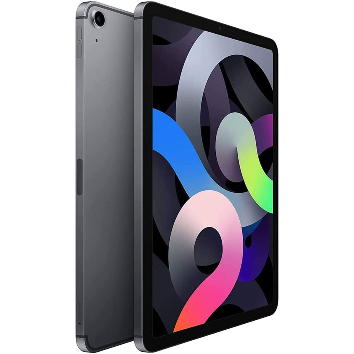 Apple - Certified Refurbished 10.9-Inch iPad Air - (4th Generation) Wi-Fi + Cellular - 256GB (Unlocked) - Space Gray