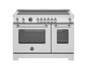 Bertazzoni - 48" Master Series range - Electric oven - 6 induction zones - Stainless Steel