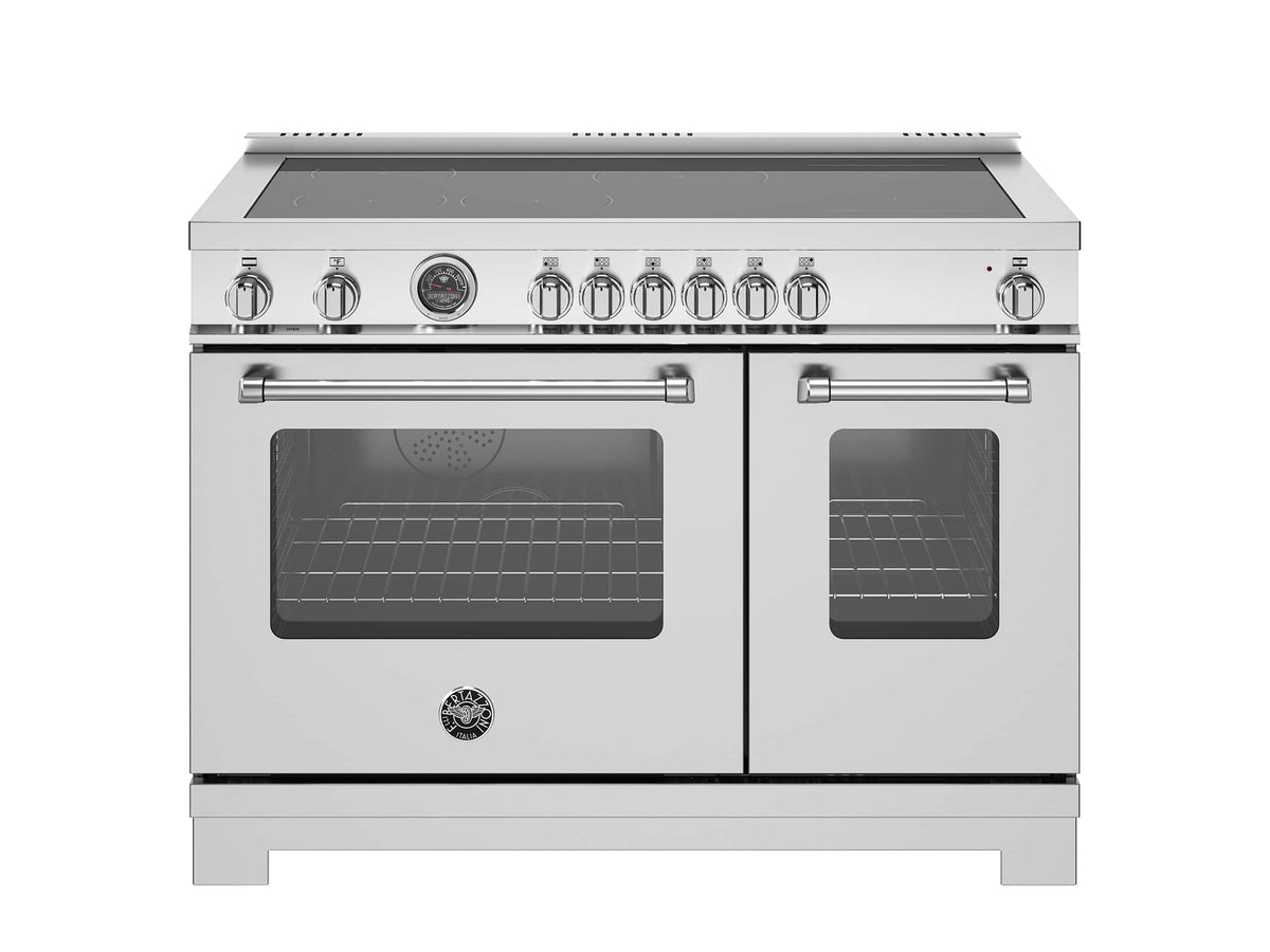 Bertazzoni - 48" Master Series range - Electric oven - 6 induction zones - Stainless Steel
