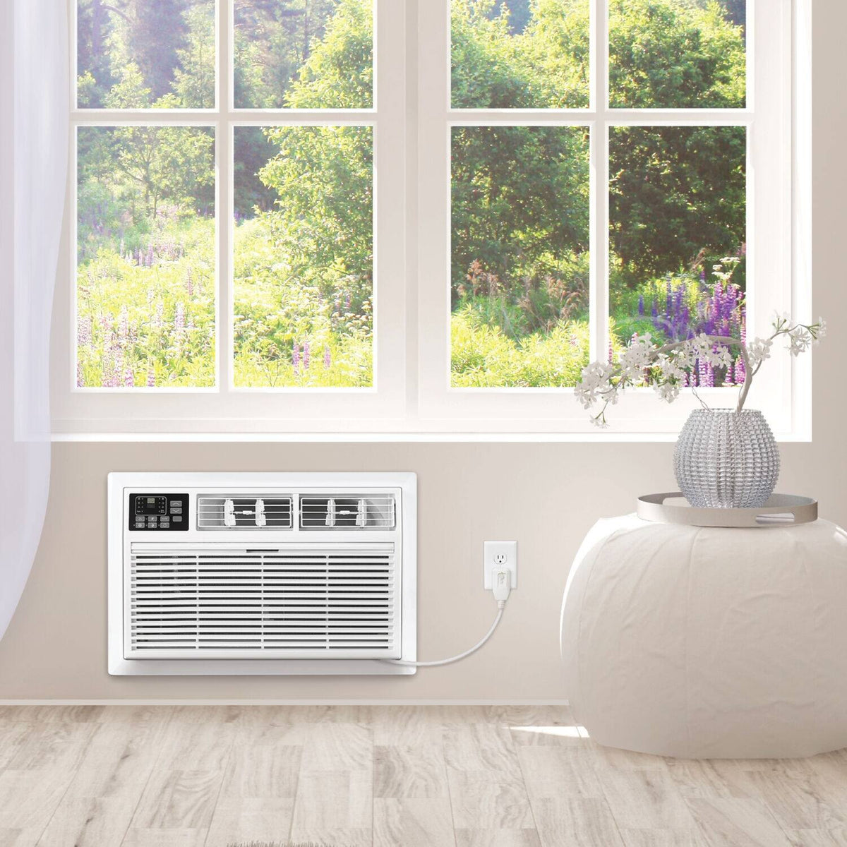 Whirlpool - 12,000 BTU 230V Through the Wall Air Conditioner - White