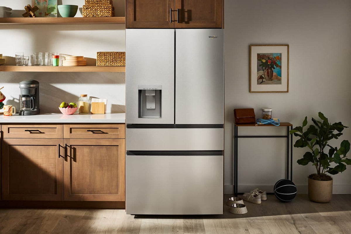 Whirlpool - 29 Cu. Ft. French Door Refrigerator with Flexible Temperature Drawer - Fingerprint-Resistant Stainless Finish