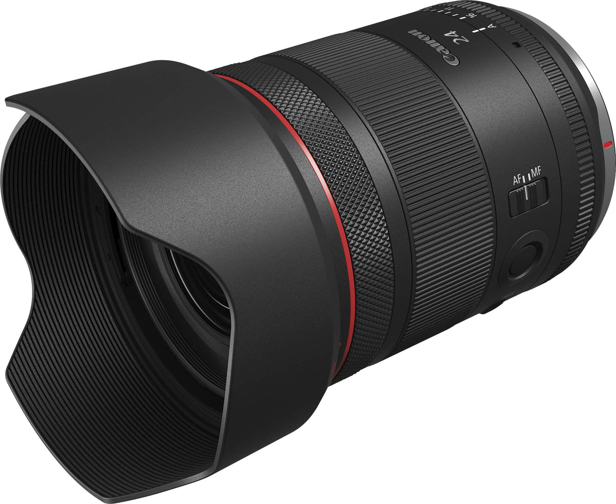 Canon - RF24mm F1.4 L VCM Wide-Angle Lens for Use with EOS R-Series Cameras - Black