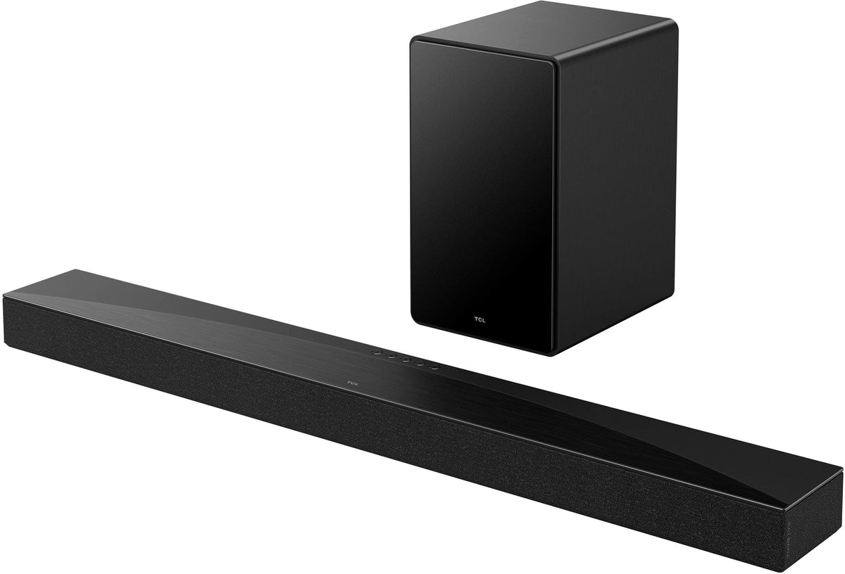 TCL - Q65H Q Class 5.1 Channel Soundbar with Dolby Atmos, Ray Danz Technology, and Wireless Subwoofer - Black