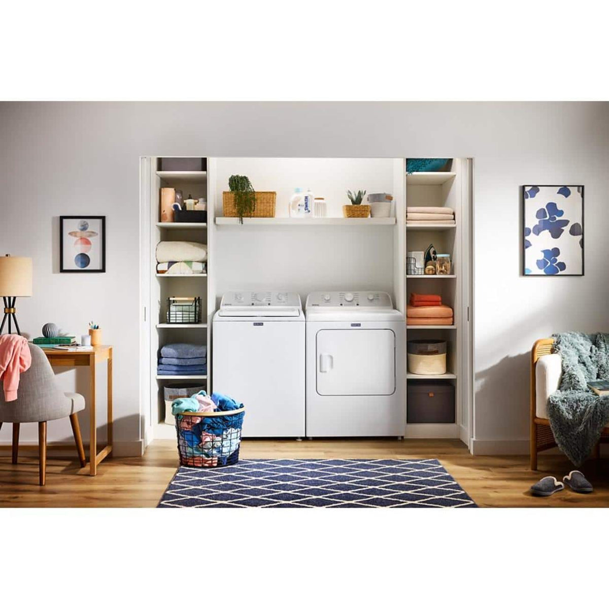 Maytag - 4.3 Cu. Ft. Capacity Top Load Washer - White
