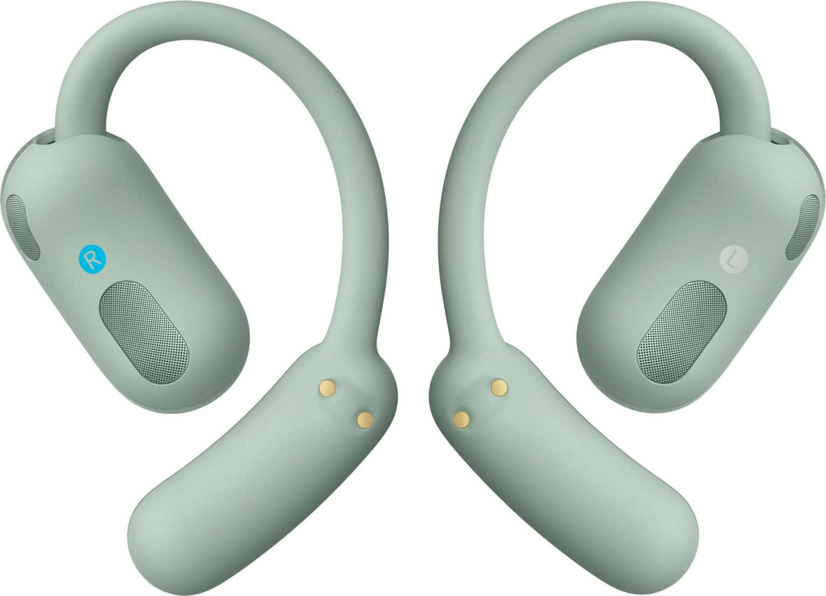 Soundcore - by Anker AeroFit 2 A.I. Assistant Open-Ear Bluetooth Headphones with Real-Time Translation and Adjustable Ear Hooks - Sage Green