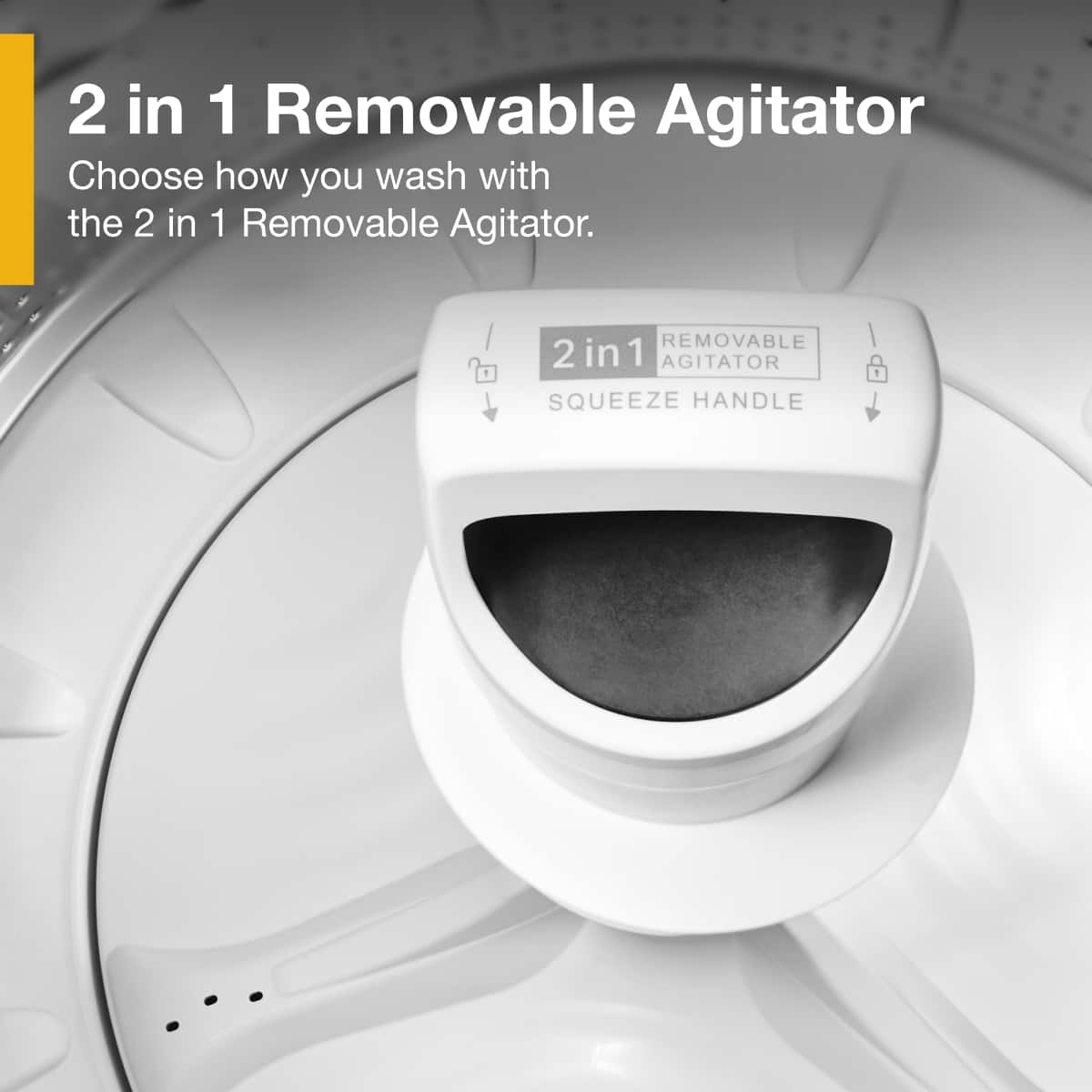 Whirlpool - 5.2/5.3 Cu. Ft. High Efficiency Smart Top Load Washer with 2 in 1 Removable Agitator - White