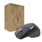 Logitech - MX Master 4 for Business Wireless Bluetooth Laser Ergonomic Right-handed Mouse with Haptic Feedback and Actions Ring - Wireless - Graphite