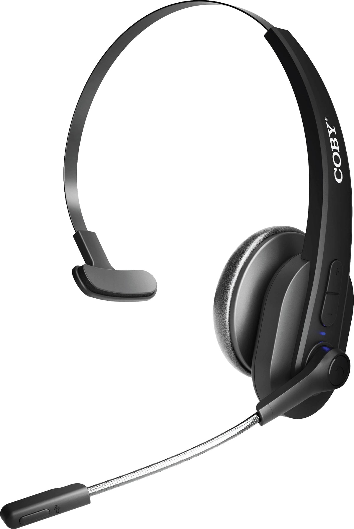Coby - Wireless USB-C Noise Canceling On-Ear Bluetooth Headset with mic - Black