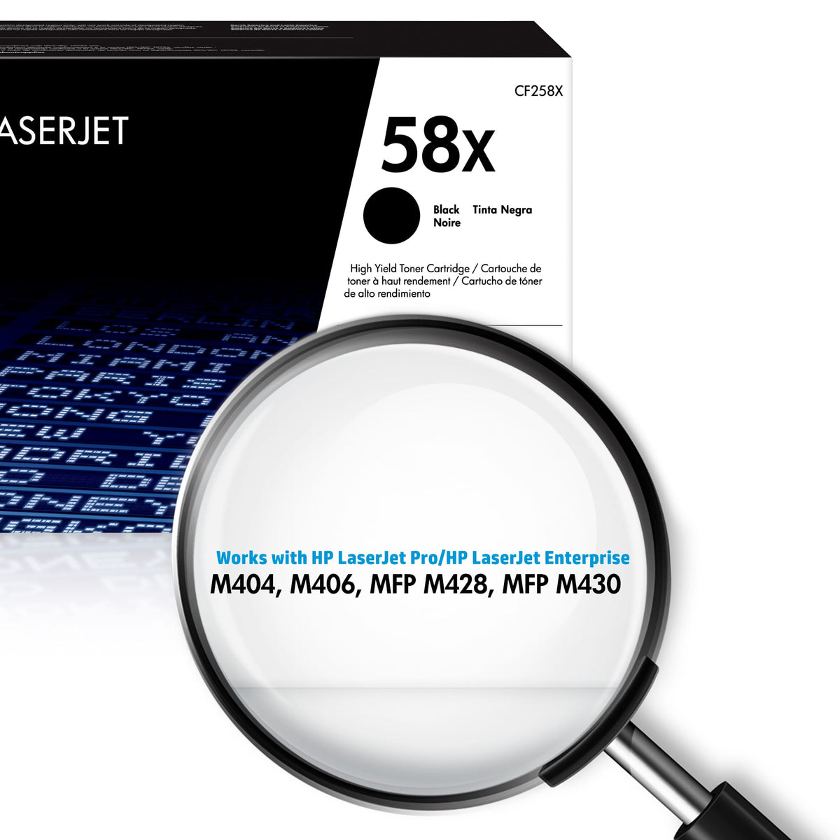 HP - 58X High-Yield Toner Cartridge - Black