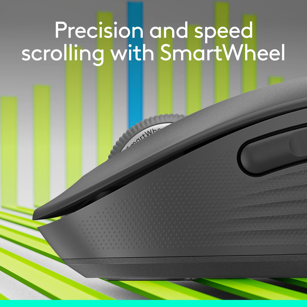 Logitech - Signature M650 Wireless Optical Mouse with Silent Clicks - Wireless - Graphite