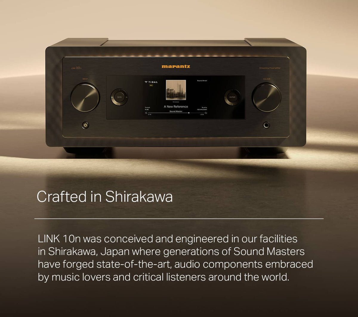LINK 10n Network Audio Player with HEOS, Google Assistant Compatible - Marantz Champagne