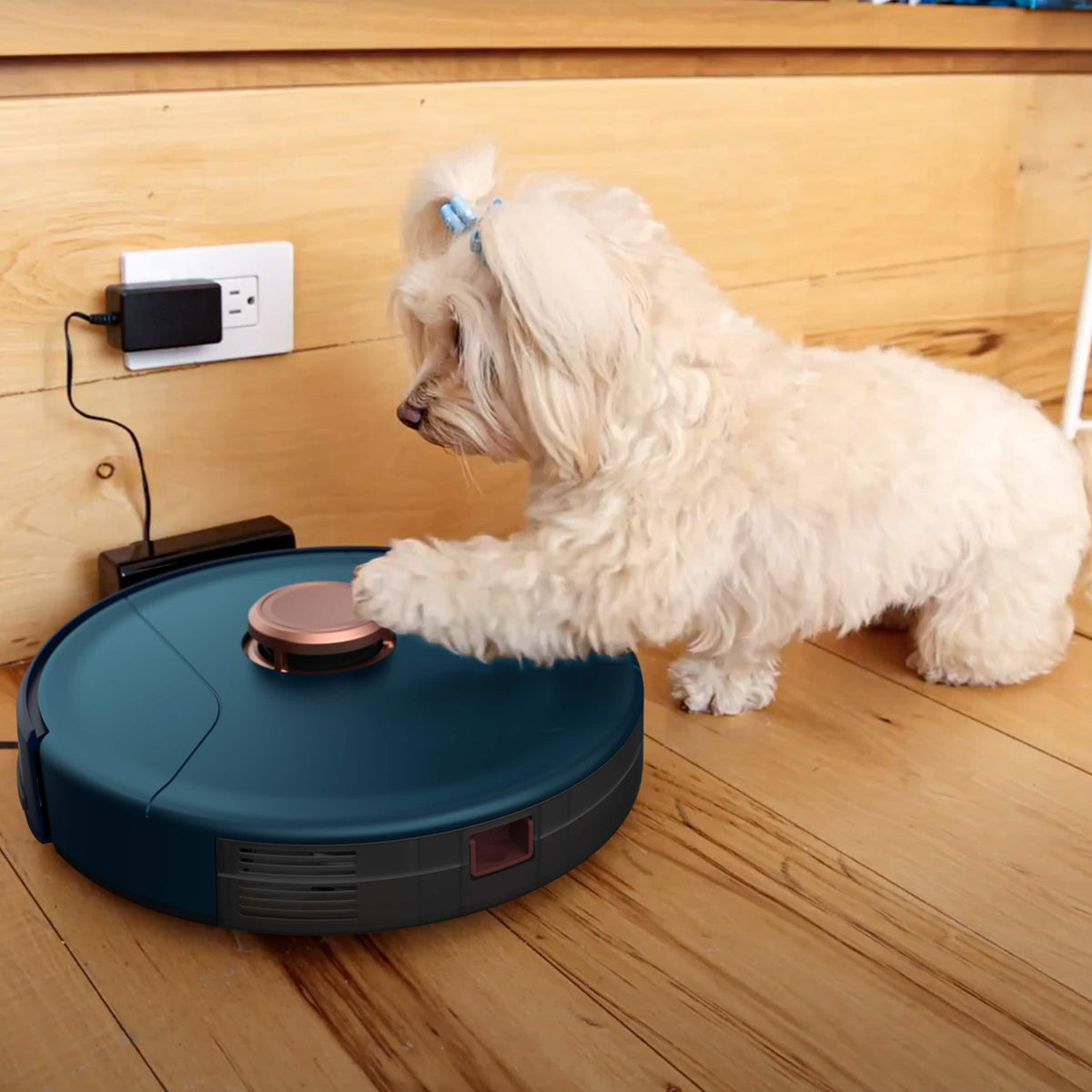 bObsweep - PetHair SLAM Wi-Fi Connected Robot Vacuum Cleaner, Phoenix - Midnight