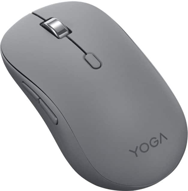 Lenovo - Yoga Bluetooth Silent Mouse - Wireless - Luna Grey