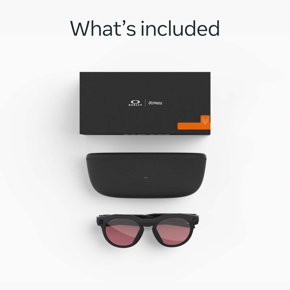 Oakley Meta - HSTN glasses with Meta AI, Audio, Photo, Video Compatibility - Prizm™ Dark Golf Lenses - Black