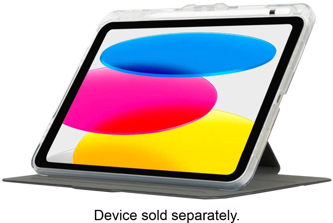 Targus - VersaVu Slim Clear Case for 10.9" iPad (A16) and iPad (10th gen.) - Clear/ Black
