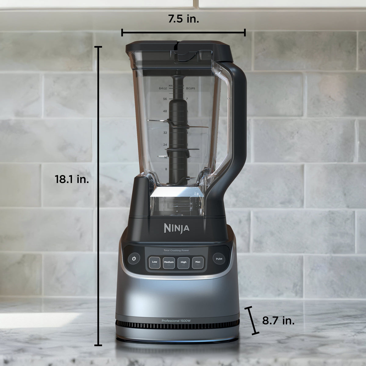 Ninja - UltraCrush Professional Kitchen System - Machine Gray