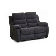 2 Seat Manual Recliner Loveseat With 150° Deep Recline, For Small Living Spaces - Dark Gray