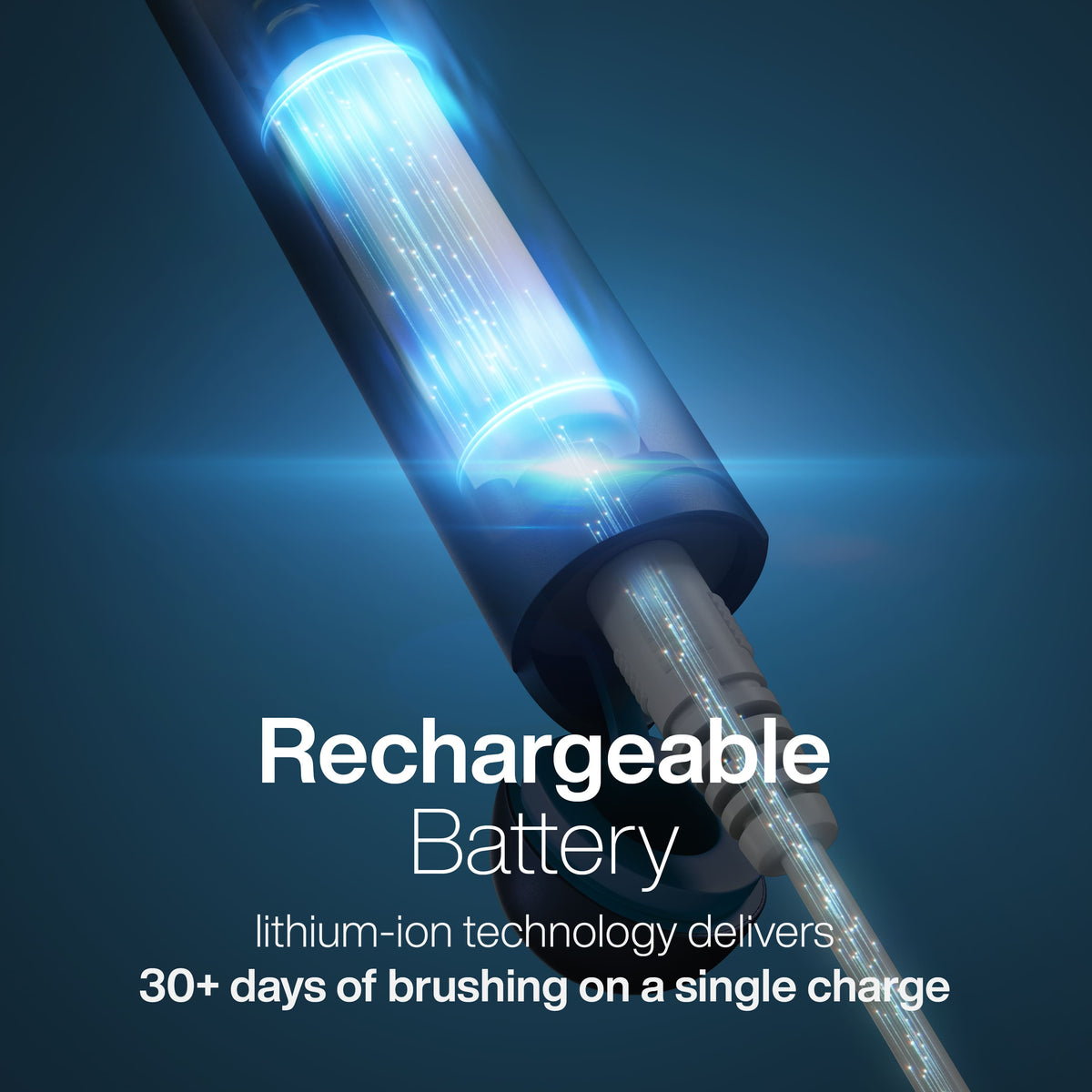 AquaSonic - Icon ADA-Accepted Rechargeable Toothbrush- Magnetic Holder & Slim Travel Case - 2 Brushing Modes & Smart Timers - Navy