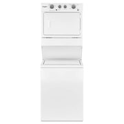 Whirlpool - 3.5 Cu. Ft. Top Load Washer and 5.9 Cu. Ft. Electric Dryer with Dual Action Agitator - White