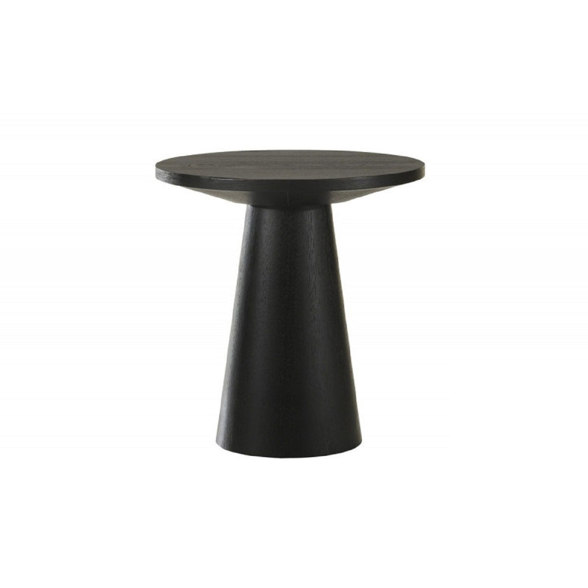 Mesa de consola redonda con base de pedestal