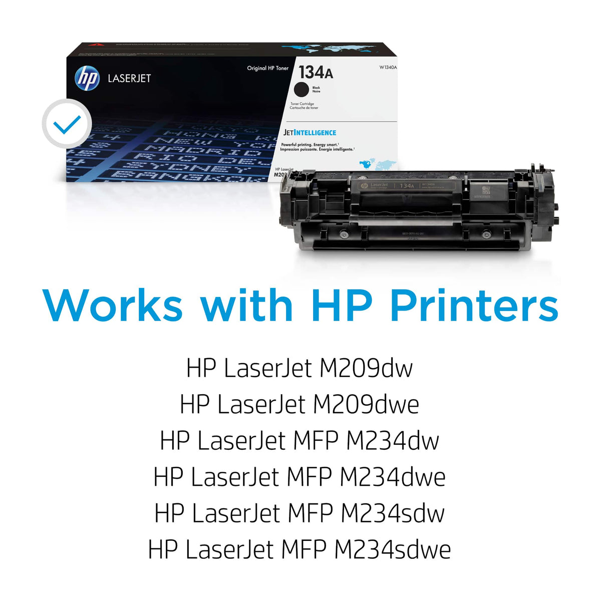 HP - 134A Standard Capacity Toner Cartridge - Black