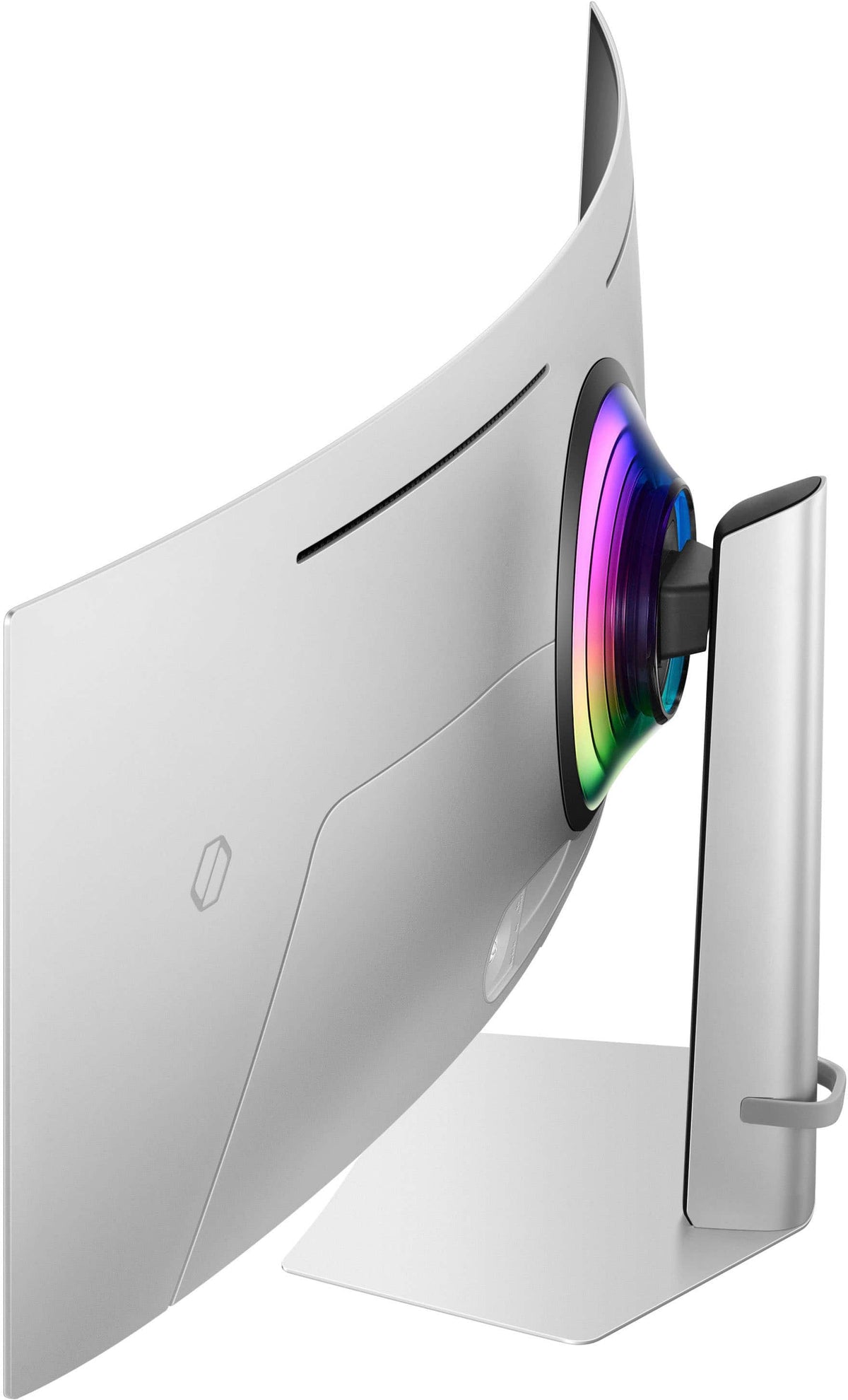 Samsung - 49" Odyssey OLED G9 (G93SD) Dual-QHD 240Hz 0.03ms G-Sync Compatible Curved Glare Free Gaming Monitor - Silver