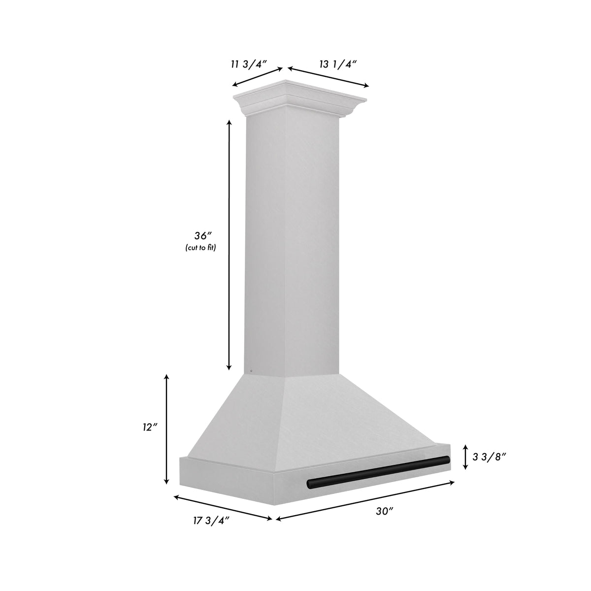 ZLINE Autograph Edition - 30 inches - Externally Vented - Wall Range Hood - Stainless Steel