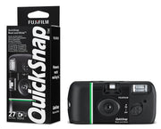 Fujifilm - QuickSnap and White Single-Use Camera - Black