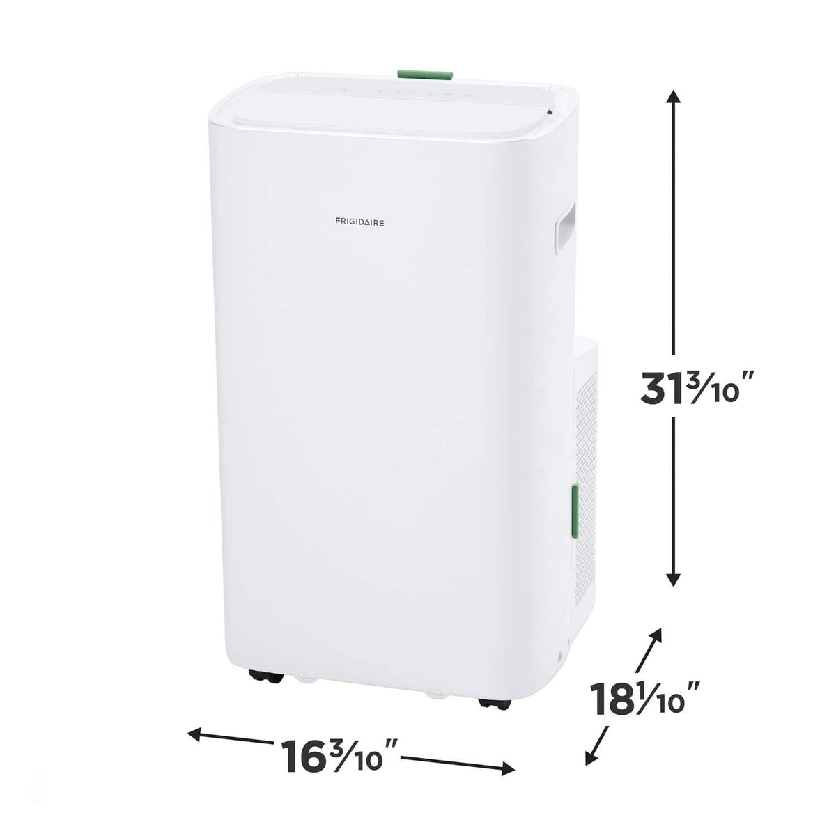 Frigidaire - 115V 14,000 BTU 450 Sq. Ft. Portable Air Conditioner with 12,000 BTU Supplemental Heat Function - White