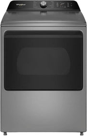 Whirlpool - 7.5 cu. ft. Smart Gas Top Load Dryer with Steam Iron and AI Dry - Radiant Silver