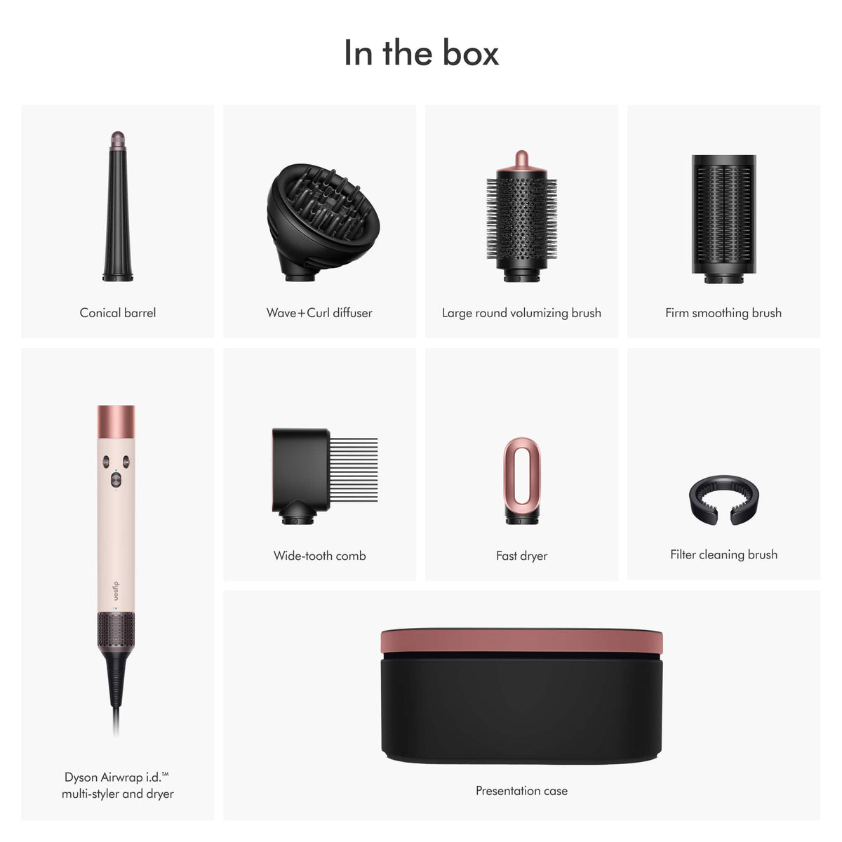 Dyson - Airwrap i.d. Multi-Styler for Curly+Coily Hair - Ceramic Pink/Rose Gold
