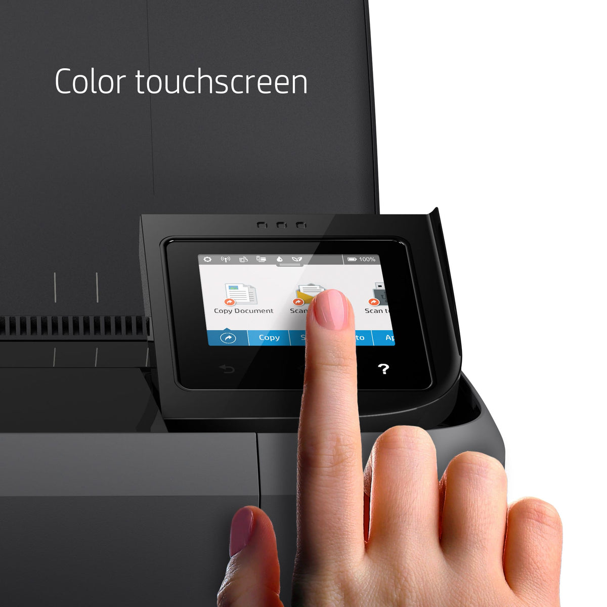 HP - OfficeJet 250 Mobile Wireless All-In-One Inkjet Printer - Black