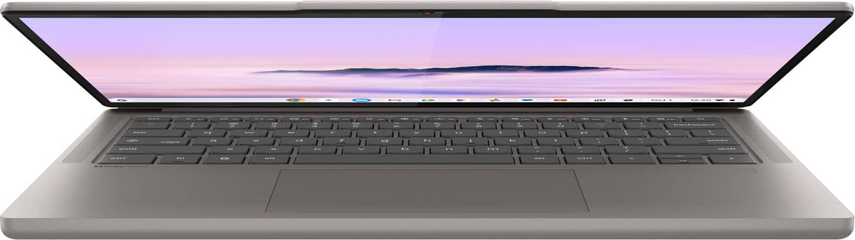 Lenovo - Chromebook Plus 14" OLED 2K Touchscreen Laptop with Gemini - MediaTek Kompanio Ultra 910 - 16GB Memory - 256GB UFS - Seashell