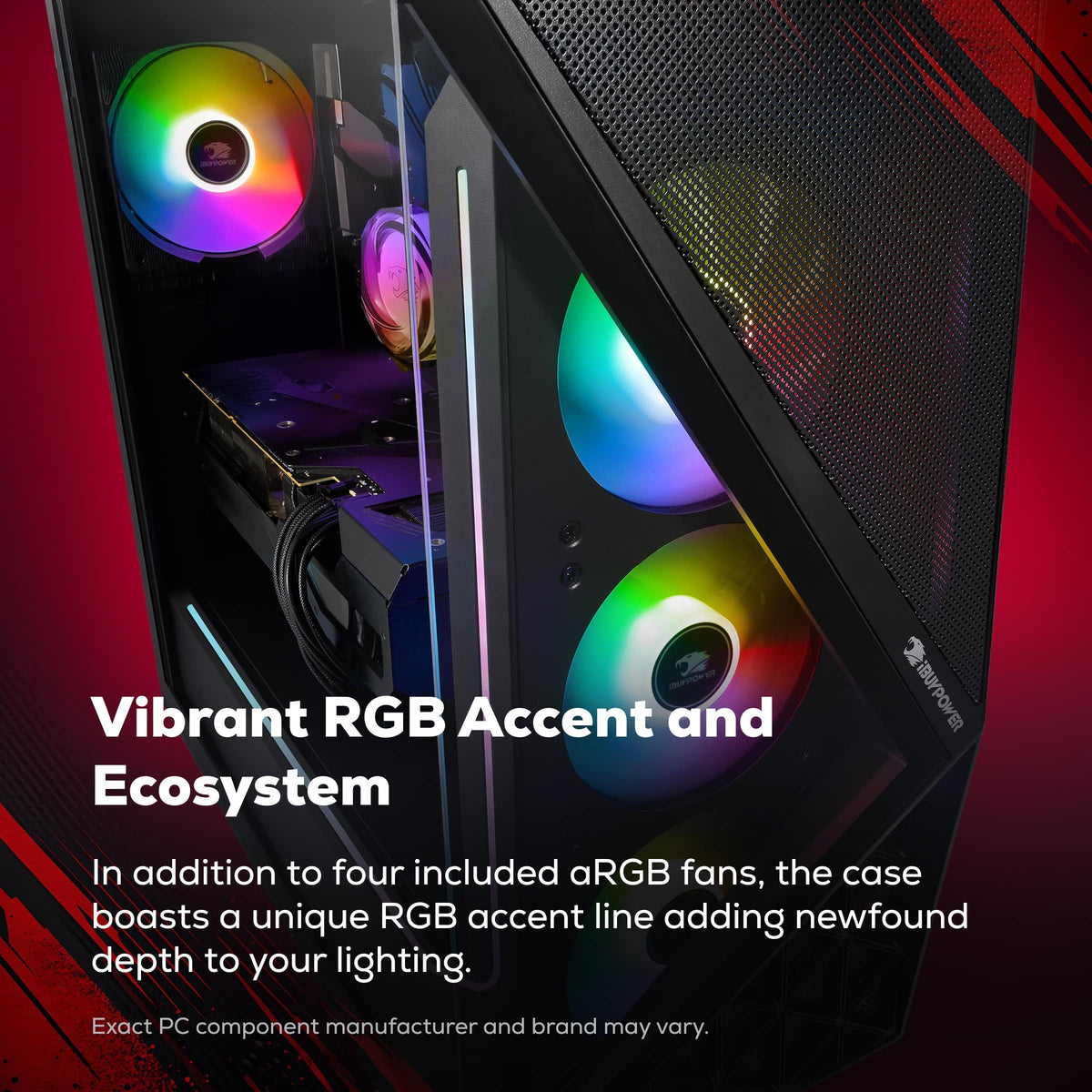 iBUYPOWER - Slate Gaming Desktop PC Intel Core Ultra 5 225F 2025 INTEL Arc B570 10GB 16GB DDR5 RGB 1TB NVMe SSD Storage - Black
