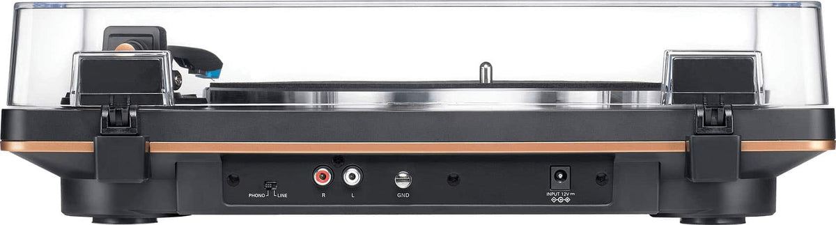Audio-Technica - AT-LP70X-BZ Fully Automatic Belt-Drive Turntable - Black/bronze