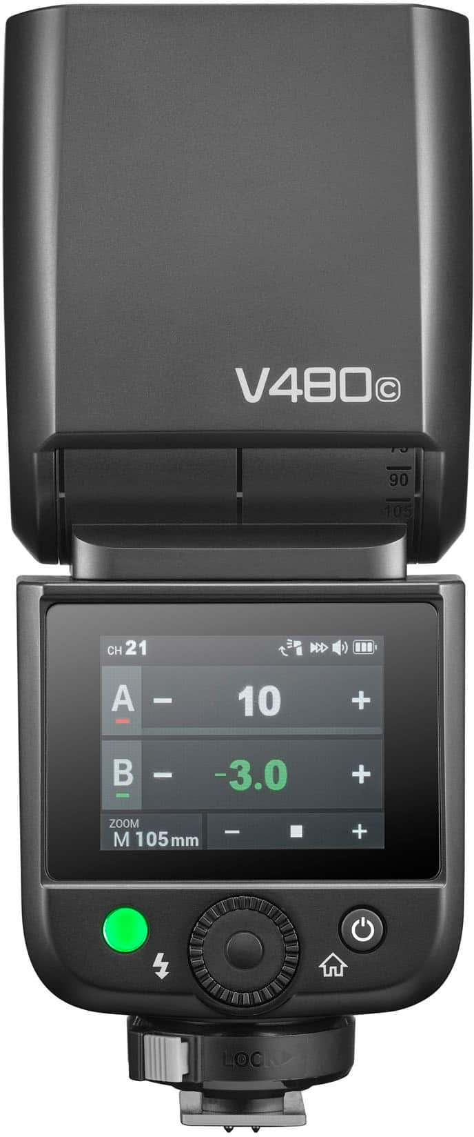 Godox - Ving V480S TTL Bi-color On-Camera Flash for Sony - Black