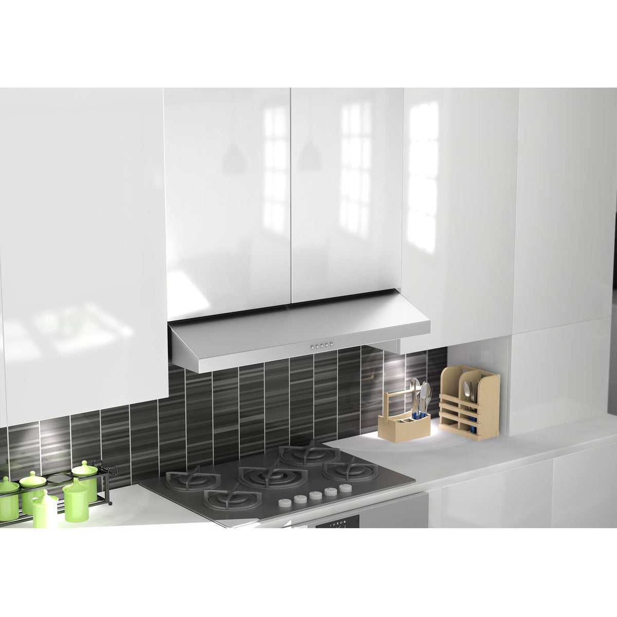 ZLINE - 30 inches - Externally Vented - Under cabinet Range Hood - Brushed Stainless Steel