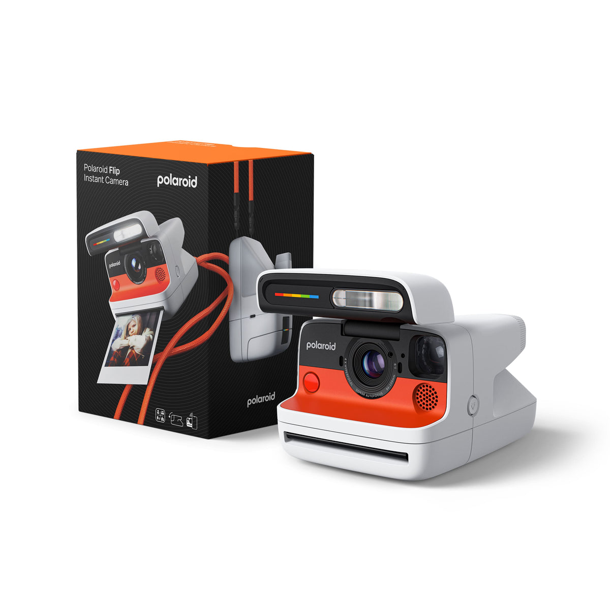 Polaroid - Flip Instant Camera - White