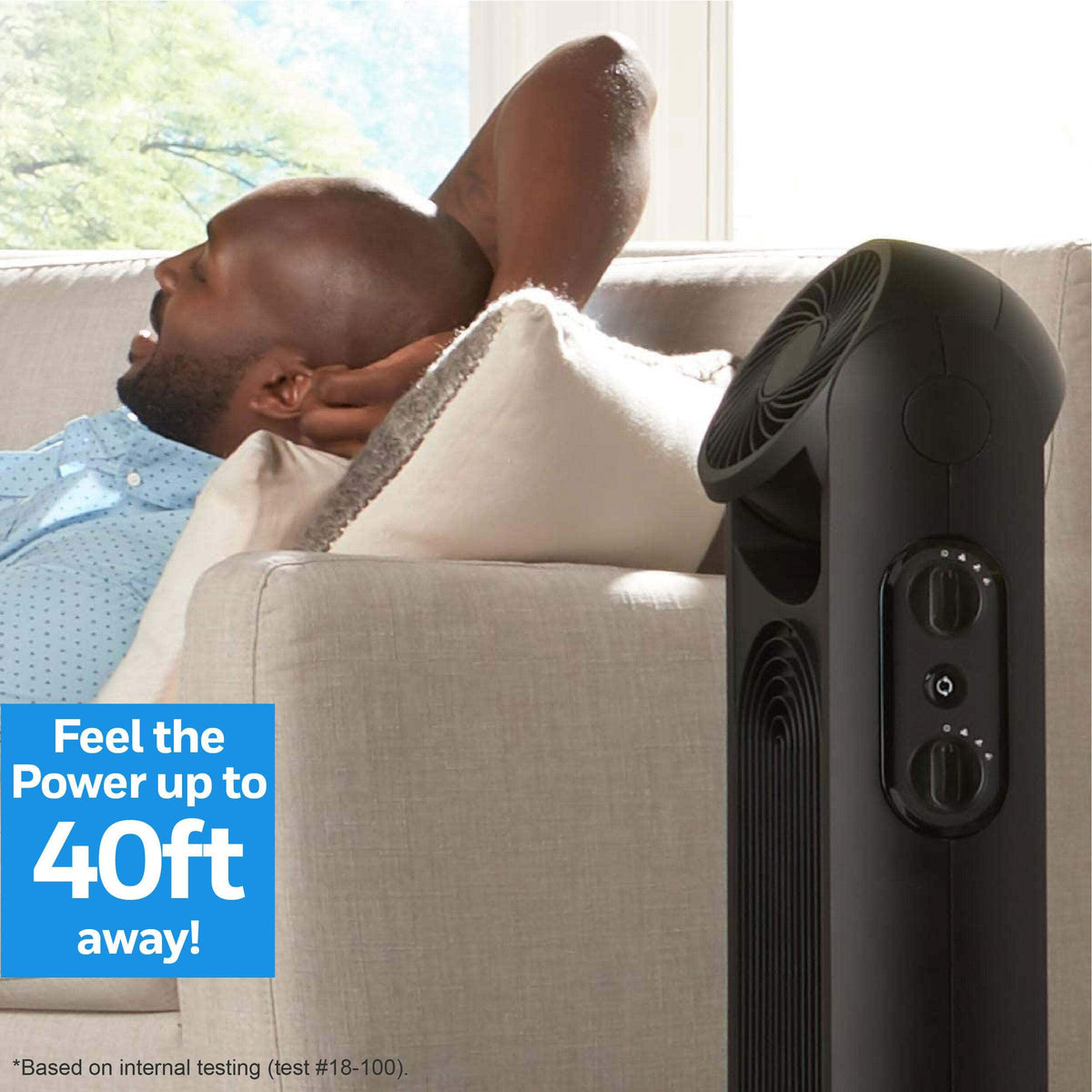 Honeywell - TurboForce Tower Fan - Black