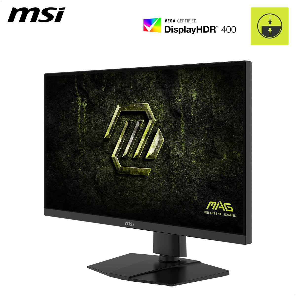 MSI - MAG 274QPF E20 27" LCD QHD 0.5ms Adaptive Sync Gaming Monitor with HDR 400 (DisplayPort, HDMI, USB-C) - Metallic Black