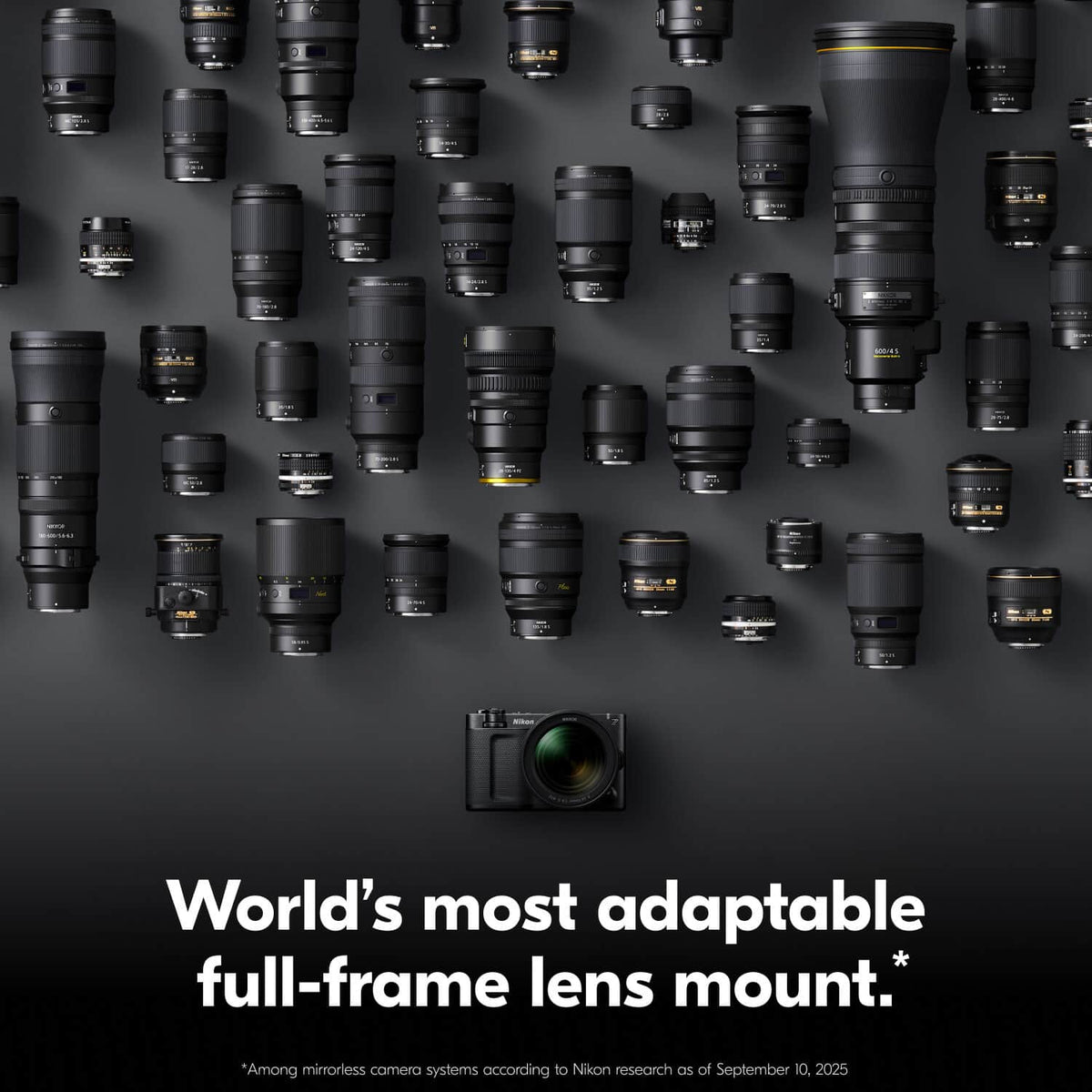 Nikon - ZR Full-frame Mirrorless Cinema Camera 50mm Lens Standard Kit, for Z Mount Lenses - Black