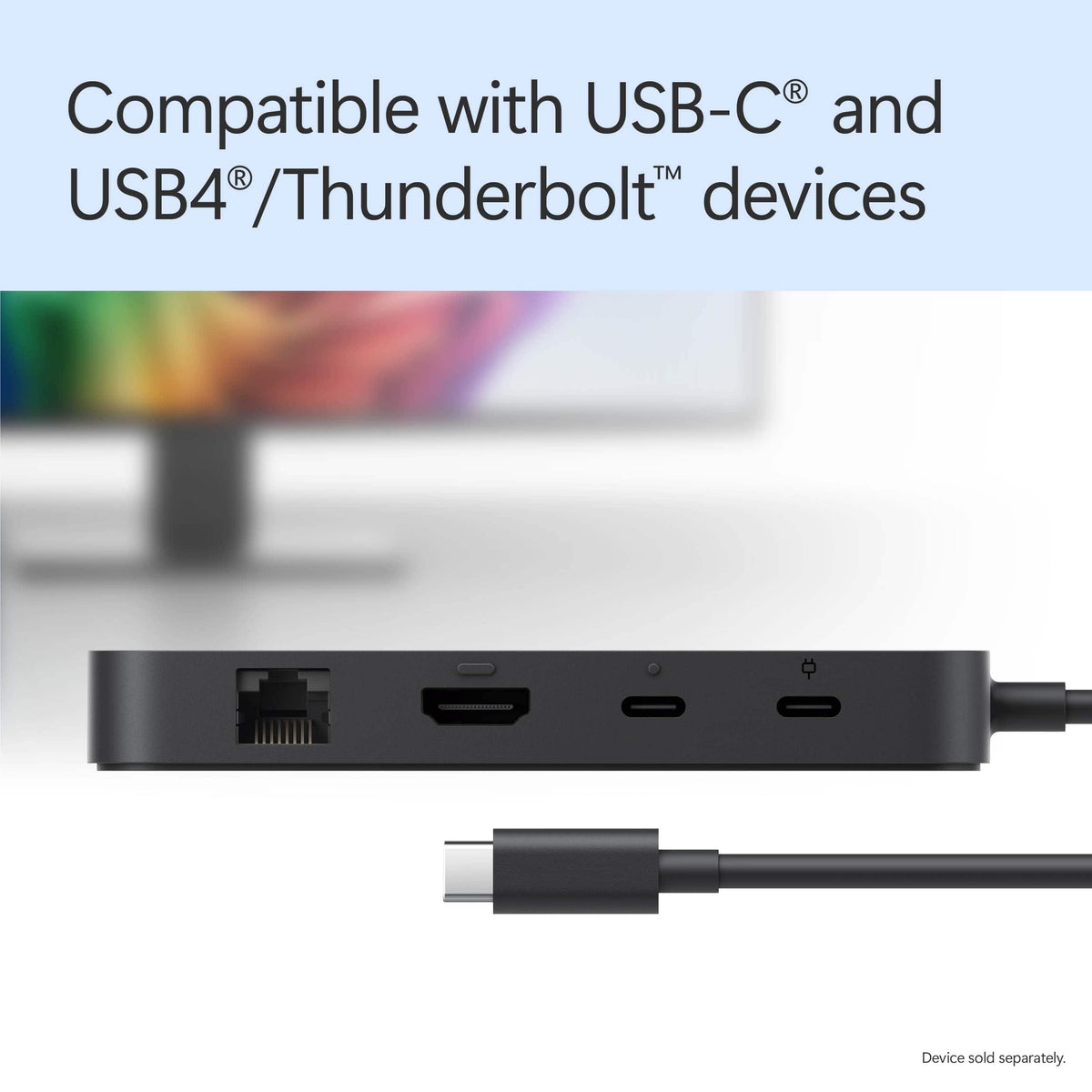Microsoft - Surface USB4 Dock - Black