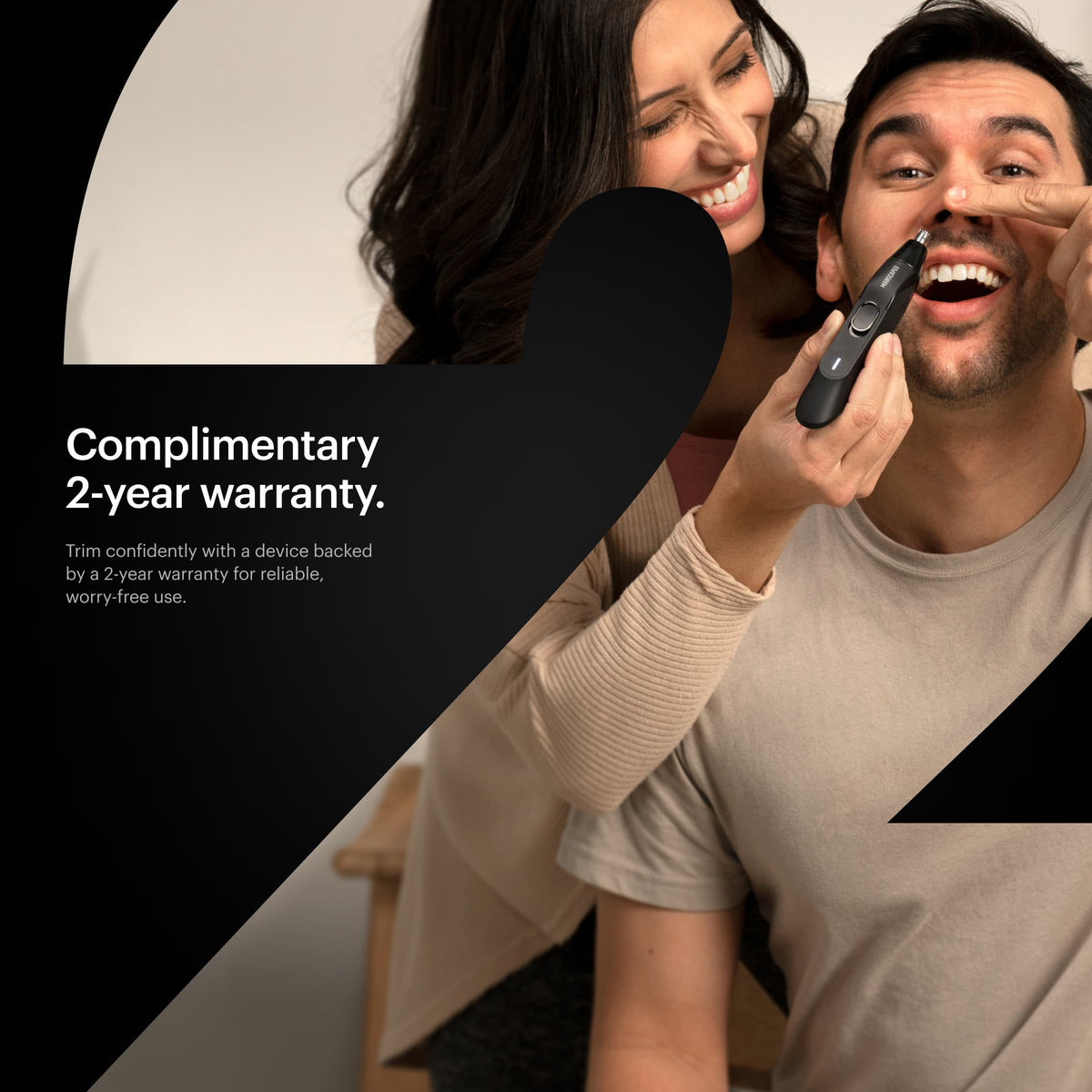 Manscaped - Weed Whacker 2.0 Nose Hair Trimmer - Black