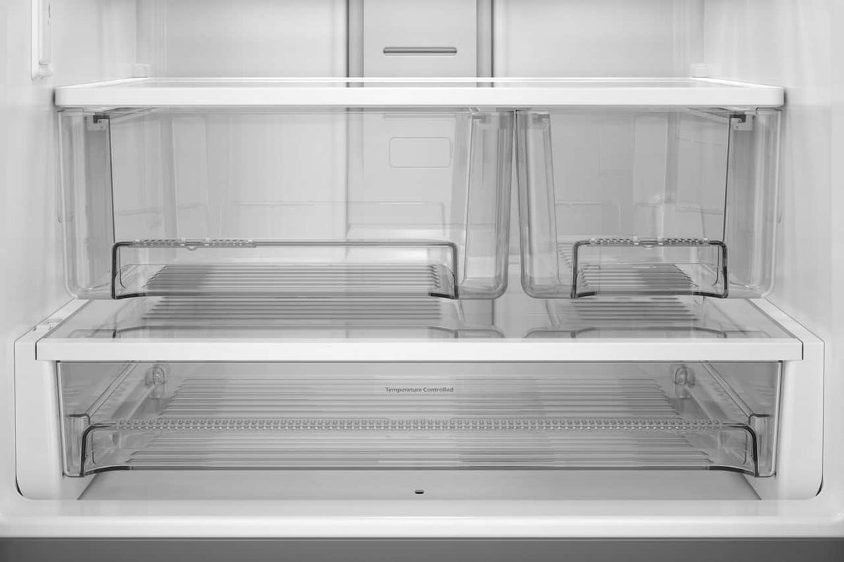 KitchenAid - 30 in. Wide 20 cu. ft. French Door Refrigerator with PrintShield Finish and Interior Dispense - Stainless Steel