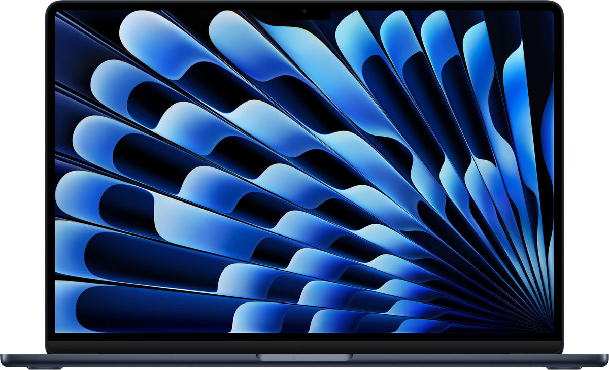 Apple - MacBook Air 15-inch Laptop - M5 chip with 10-core CPU and 10-core GPU - 16GB Memory - 1TB SSD - Midnight