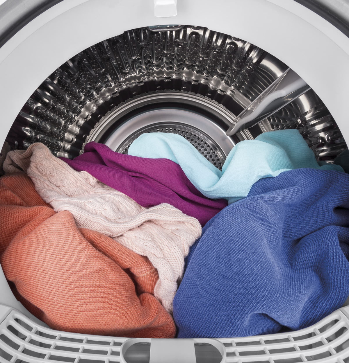 GE - 4.1 Cu. Ft. Stackable 13-Cycle Electric Dryer - White