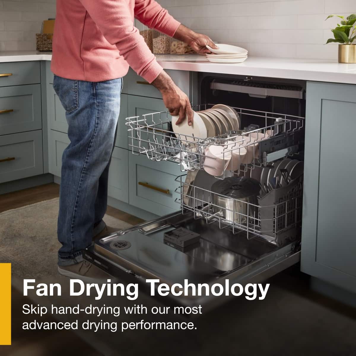 Whirlpool - 24 inch Quiet Dishwasher with 3rd Rack - Stainless Steel